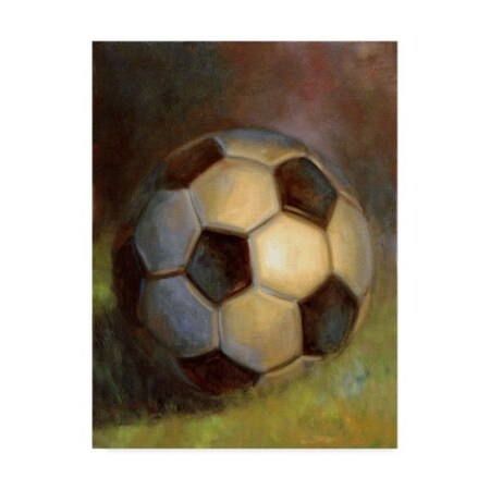 Trademark Fine Art Hall Groat Ii 'Soccer Ball Abstract' Canvas Art, 18x24 ALI35632-C1824GG